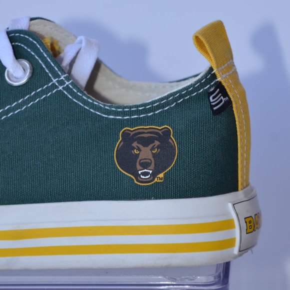 Baylor Bears University SKICKS Canvas Low Top - Women's 7 - Youth 5 - Picture 3 of 15